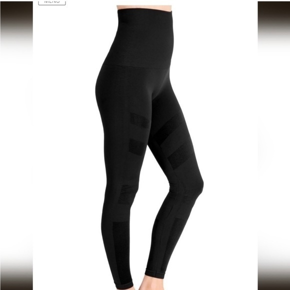Belly bandit Ultra high waist moto Mother Tucker black shapewear leggings - Picture 3 of 16